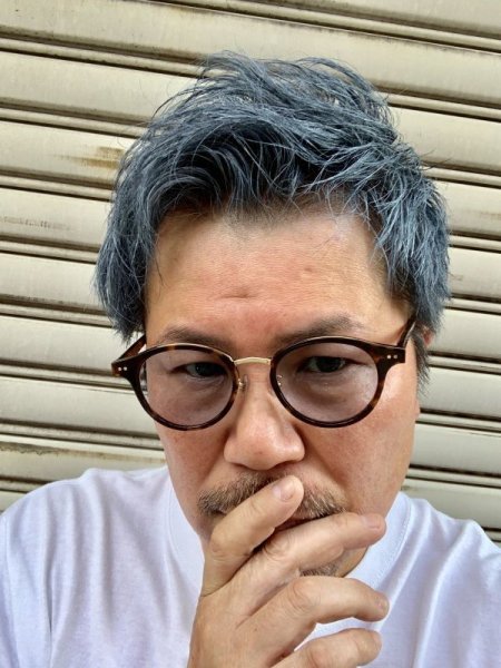 画像9: Steel Blue Ash S25 スティールブルーアッシュ カラーワックス 銀青 36g 【日本製】【無香料】【シャンプーでサッと洗い流せる1日派手髪】 (9)