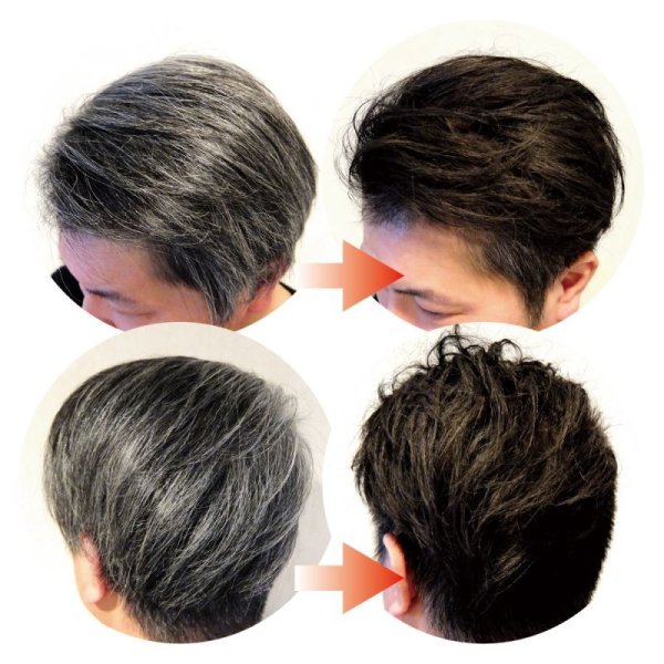 画像12: Formal Black F25 フォーマルブラック カラーワックス 黒 36g 【日本製】【無香料】【シャンプーでサッと洗い流せる１日黒髪】 (12)