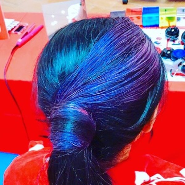 画像11: Mysterious Blue M25 ミステリアスブルー カラーワックス 青 36g 【日本製】【無香料】【シャンプーでサッと洗い流せる１日派手髪】 (11)