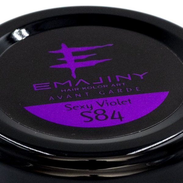 画像2: Sexy Violet S84 セクシーヴァイオレット カラーワックス 紫 36g 【日本製】【無香料】【シャンプーでサッと洗い流せる１日派手髪】 (2)