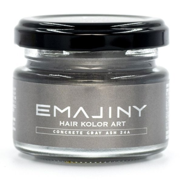 画像4: Concrete Gray Ash 24A コンクリートグレイアッシュ カラーワックス 濃銀 36g 【日本製】【無香料】【シャンプーでサッと洗い流せる１日グレイヘア】 (4)
