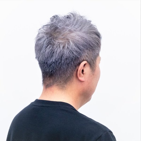 画像9: Concrete Gray Ash 24A コンクリートグレイアッシュ カラーワックス 濃銀 36g 【日本製】【無香料】【シャンプーでサッと洗い流せる１日グレイヘア】 (9)