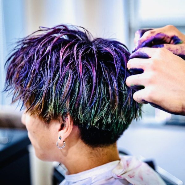 画像12: Sexy Violet S84 セクシーヴァイオレット カラーワックス 紫 36g 【日本製】【無香料】【シャンプーでサッと洗い流せる１日派手髪】 (12)