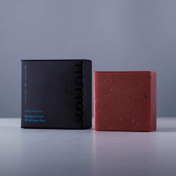 画像2: ドラゴンフルーツ シャンプーバー 枠練固形石鹸 コールドプロセス 沖縄産 果肉エキス by EMAJINY  (2)