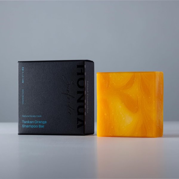 画像2:  タンカン シャンプーバー 枠練固形石鹸 コールドプロセス 沖縄産 果実エキス by EMAJINY  (2)