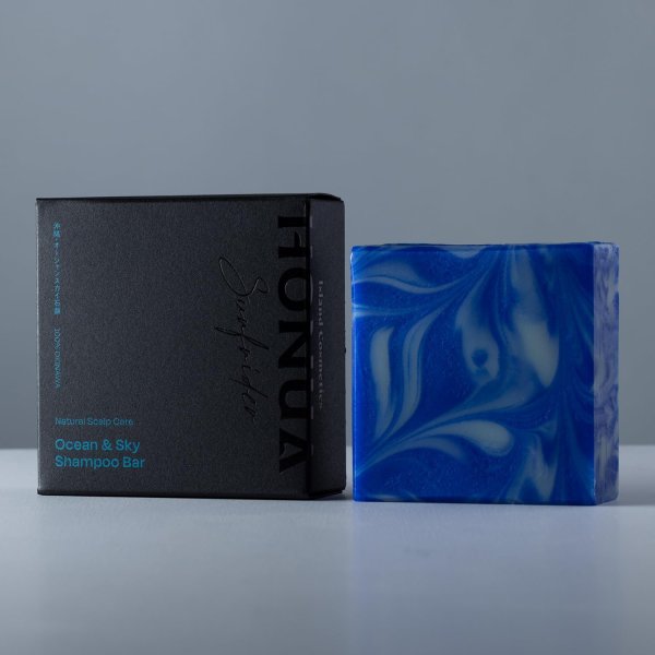 画像2: 海洋深層水 シャンプーバー 枠練固形石鹸 コールドプロセス 久米島の深度612mからくみ上げた海洋深層水ベース by EMAJINY  (2)