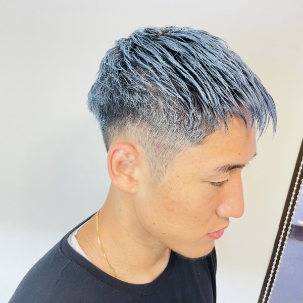 画像8: Steel Blue Ash S25 スティールブルーアッシュ カラーワックス 銀青 36g 【日本製】【無香料】【シャンプーでサッと洗い流せる1日派手髪】 (8)