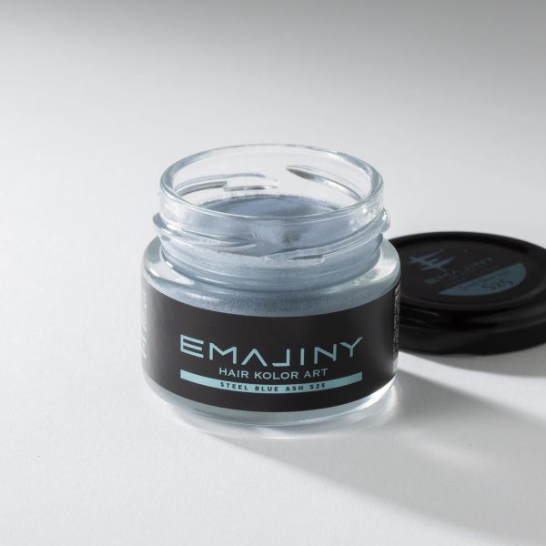 画像2: Steel Blue Ash S25 スティールブルーアッシュ カラーワックス 銀青 36g 【日本製】【無香料】【シャンプーでサッと洗い流せる1日派手髪】 (2)