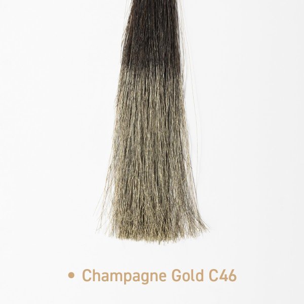 画像4: Champagne Gold C46 シャンパンゴールド カラーワックス 薄金 36g 【日本製】【無香料】【シャンプーでサッと洗い流せる１日派手髪】 (4)