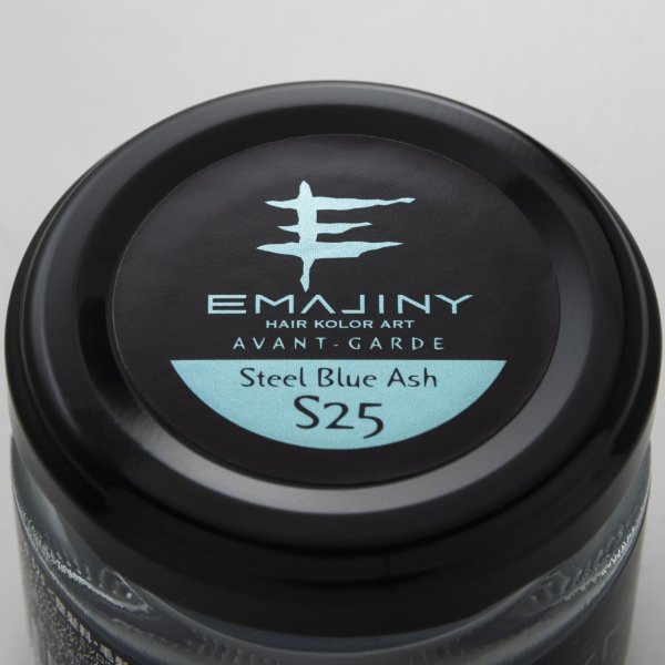 画像3: Steel Blue Ash S25 スティールブルーアッシュ カラーワックス 銀青 36g 【日本製】【無香料】【シャンプーでサッと洗い流せる1日派手髪】 (3)
