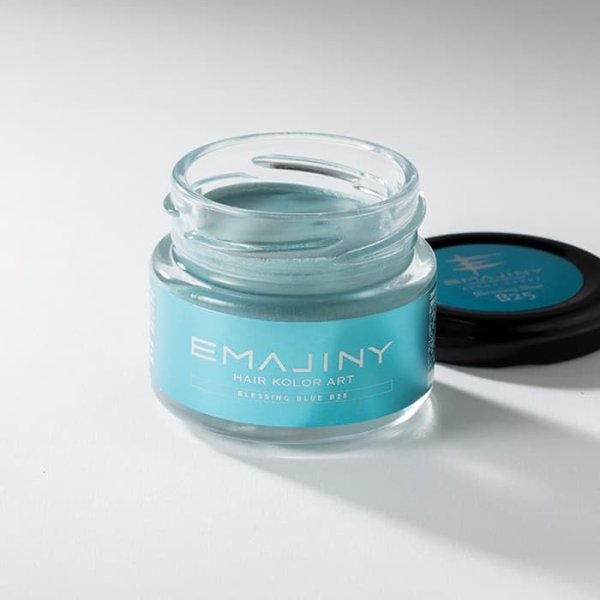 画像2: Blessing Blue B25 ブレッシングブルー カラーワックス ターコイズ 36g 【日本製】【無香料】【シャンプーでサッと洗い流せる１日派手髪】 (2)