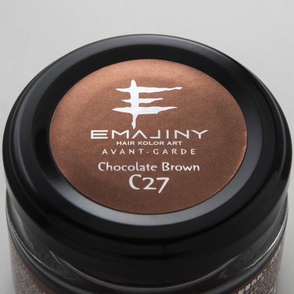 画像3: Chocolate Brown C27 チョコレートブラウン カラーワックス 濃茶 36g 【日本製】【無香料】【シャンプーでサッと洗い流せる1日茶髪】 (3)