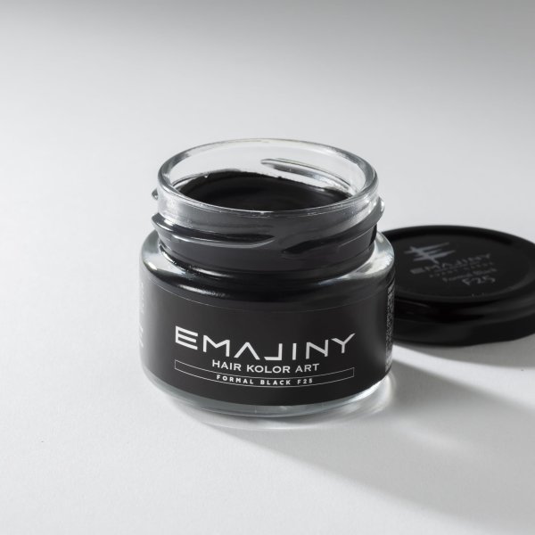 画像2: Formal Black F25 フォーマルブラック カラーワックス 黒 36g 【日本製】【無香料】【シャンプーでサッと洗い流せる１日黒髪】 (2)