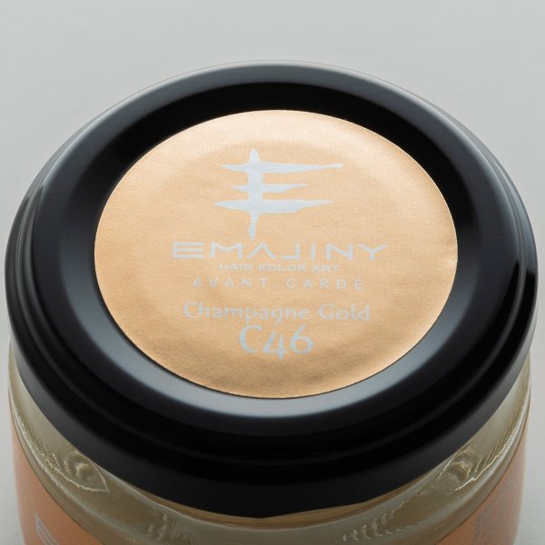 画像3: Champagne Gold C46 シャンパンゴールド カラーワックス 薄金 36g 【日本製】【無香料】【シャンプーでサッと洗い流せる１日派手髪】 (3)