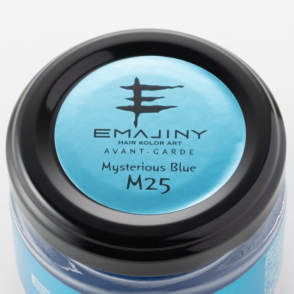 画像3: Mysterious Blue M25 ミステリアスブルー カラーワックス 青 36g 【日本製】【無香料】【シャンプーでサッと洗い流せる１日派手髪】 (3)