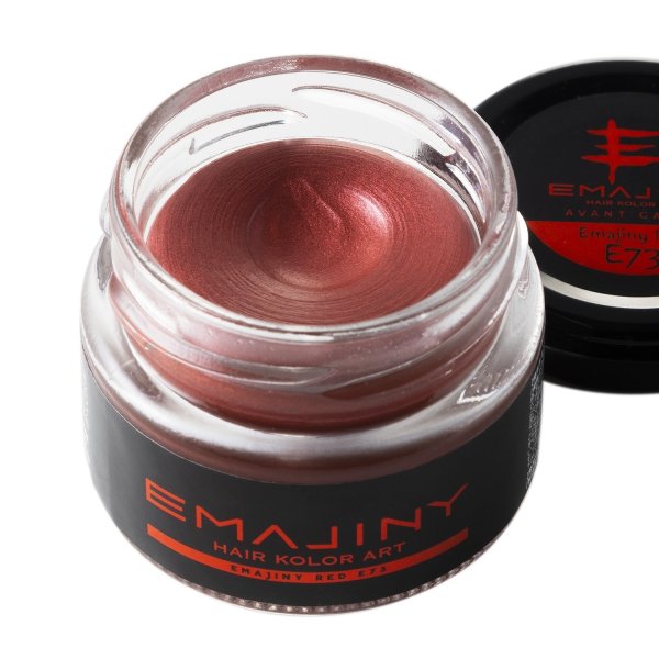 画像1: EMAJINY Red E73 レッドカラーワックス（赤） 36g 【日本製】【無香料】【シャンプーでサッと洗い流せる１日派手髪】 (1)