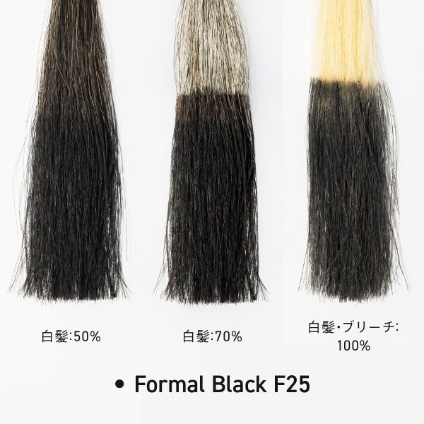 画像4: Formal Black F25 フォーマルブラック カラーワックス 黒 36g 【日本製】【無香料】【シャンプーでサッと洗い流せる１日黒髪】 (4)