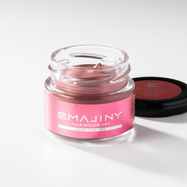 画像2: Shiny Pink S74 シャイニーピンク カラーワックス 桃 36g 【日本製】【無香料】【シャンプーでサッと洗い流せる１日派手髪】 (2)