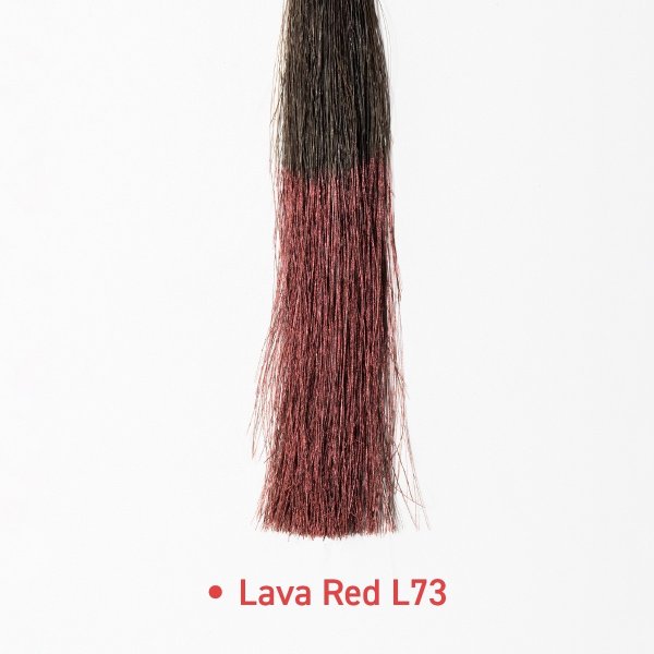 画像4: Lava Red L73 ラヴァレッド カラーワックス 濃赤 36g 【日本製】【無香料】【シャンプーでサッと洗い流せる１日派手髪】 (4)