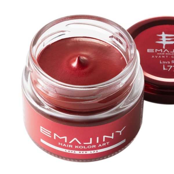 画像1: Lava Red L73 ラヴァレッドカラーワックス（濃赤）36g 【日本製】【無香料】【シャンプーでサッと洗い流せる１日派手髪】 (1)
