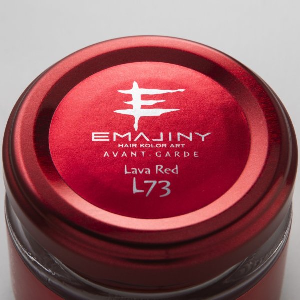 画像3: Lava Red L73 ラヴァレッド カラーワックス 濃赤 36g 【日本製】【無香料】【シャンプーでサッと洗い流せる１日派手髪】 (3)