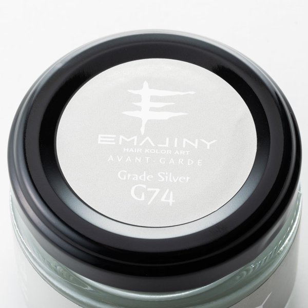 画像3: グレード シルバー ヘア カラーワックス 銀 36g 【日本製】【無香料】【シャンプーでサッと洗い流せる１日黒髪】Grade Silver G74 (3)