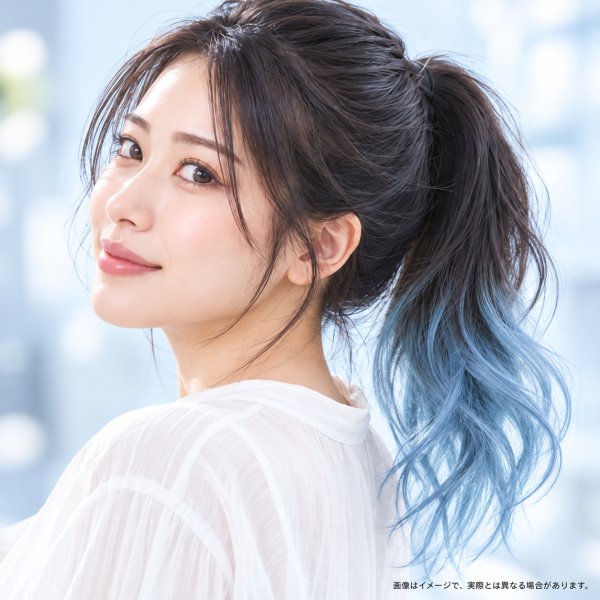 画像8: ブレッシングブルー ヘアカラーワックス 36g｜Blessing Blue B25｜日本製｜無香料｜シャンプーで洗い流せる1日ヘアカラー (8)