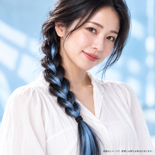 画像7: ブレッシングブルー ヘアカラーワックス 36g｜Blessing Blue B25｜日本製｜無香料｜シャンプーで洗い流せる1日ヘアカラー (7)