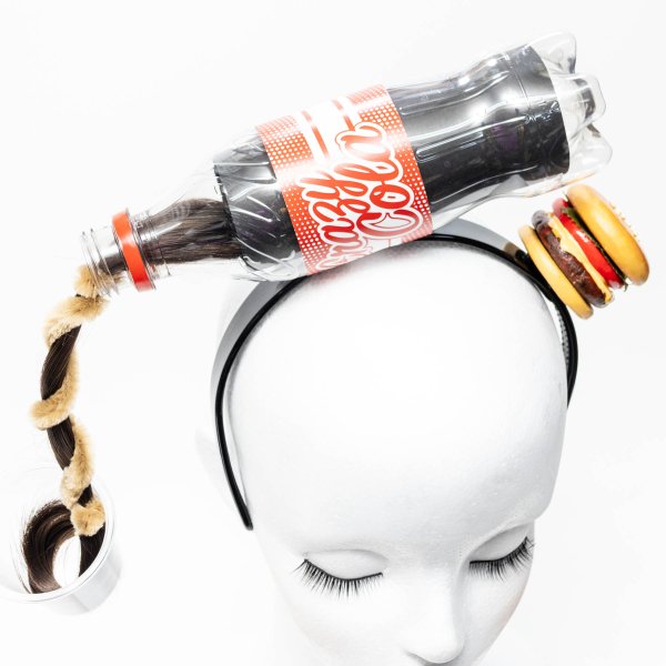 画像4: コーラのペットボトルをモチーフとしたカチューシャ＋ヘアカラーワックス1個無料 カラーワックス 36g 【日本製】【無香料】【シャンプーでサッと洗い流せる1日派手髪】 (4)