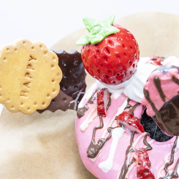 画像7: 甘くて美味しいドーナッツをモチーフのアクセサリー＋ヘアカラーワックス1個無料 カラーワックス 36g 【日本製】【無香料】【シャンプーでサッと洗い流せる1日派手髪】 (7)