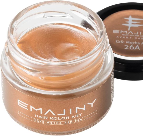 画像1: カフェモカ アッシュ ヘア カラーワックス ベージュ 36g 【日本製】【無香料】【シャンプーでサッと洗い流せる１日髪染め】Cafe Mocha Ash 26A (1)