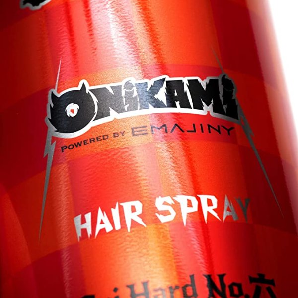 画像4: 鬼髪ヘアスタイリングスプレーNo.6 250g ONIKAMI hair styling spray No.6 鬼キープ！キープ力は正に”鬼ヤベー”【無香料】【日本製】 by EMAJINY (4)