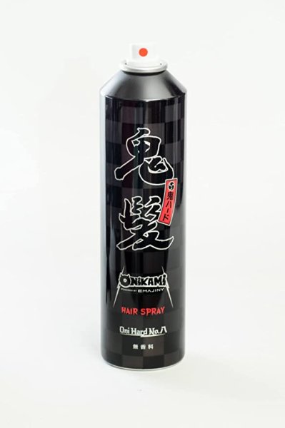 画像5: 鬼髪ヘアスタイリングスプレーNo.8 250g ONIKAMI hair styling spray No.8 鬼ハード！カタさは正に”鬼ヤベー”【無香料】【日本製】 by EMAJINY (5)