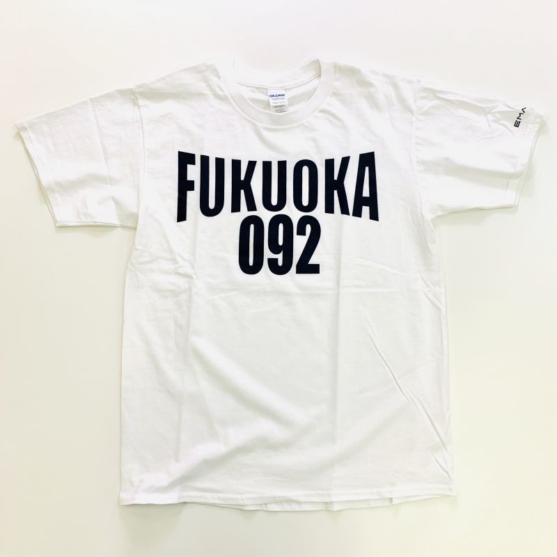 Emajiny Fukoka092 Area Code T Shirt エマジニー福岡092エリアコードtシャツ Tシャツ メンズ おしゃれ カジュアル プリントtシャツ シルク印刷 コットン 半袖 Delawear デラウェア 綿100 福岡市 博多 天神 ご当地tシャツ お土産 ギフト プレゼント 送料無料