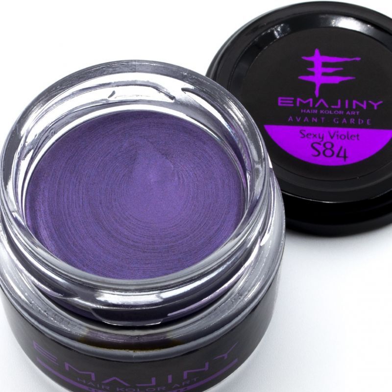 Sexy Violet S84 セクシーヴァイオレットカラーワックス（紫）36g 【日本製】【無香料】【シャンプーでサッと洗い流せる１日派手髪】