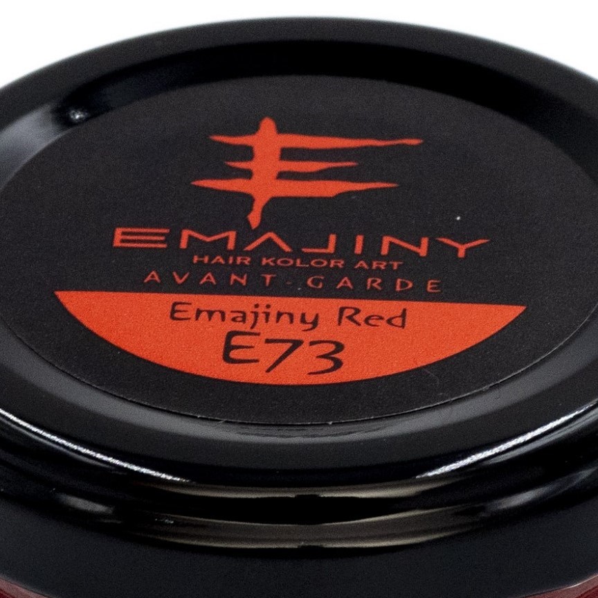 EMAJINY Red E73 レッドカラーワックス（赤） 36g 【日本製】【無香料】【シャンプーでサッと洗い流せる１日派手髪】 - 【公式】 ヘアカラーワックス販売 EMAJINY エマジニー