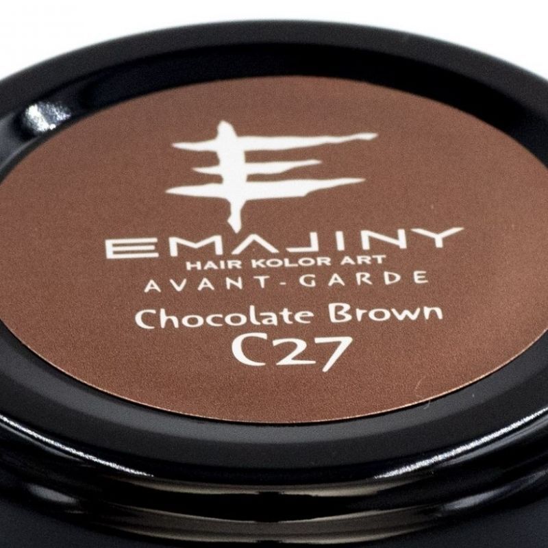 Chocolate Brown C27 チョコレートブラウンカラーワックス（濃茶）36g 【日本製】【無香料】【シャンプーでサッと洗い流せる１日茶髪】