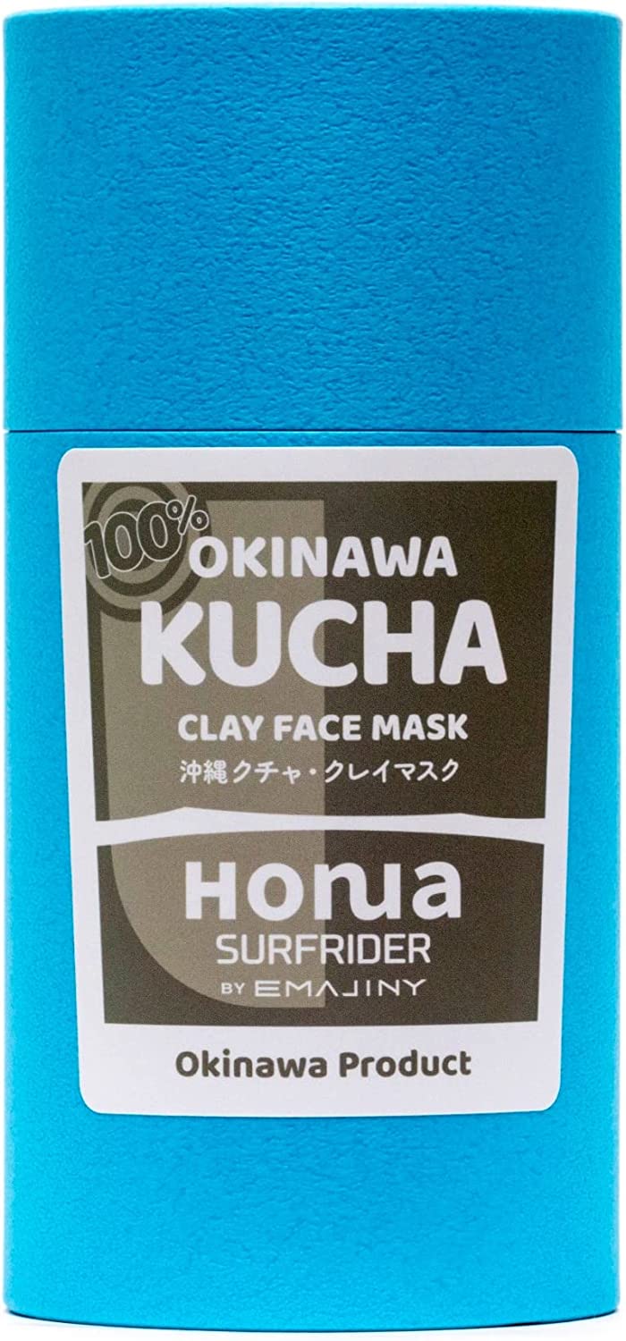 HONUA surfrider 沖縄クチャ・クレイマスク【100%沖縄産】海シルト 洗顔泥パック 毛穴パック ピーリング 角質取りホヌアサーフライダー by EMAJINY