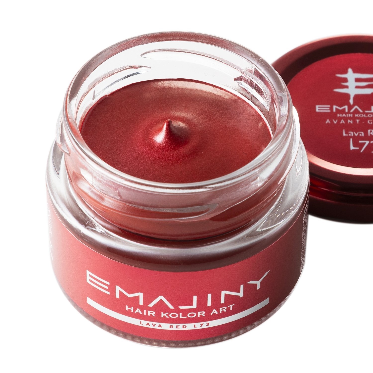 Lava Red L73 ラヴァレッドカラーワックス（濃赤）36g 【日本製】【無香料】【シャンプーでサッと洗い流せる１日派手髪】